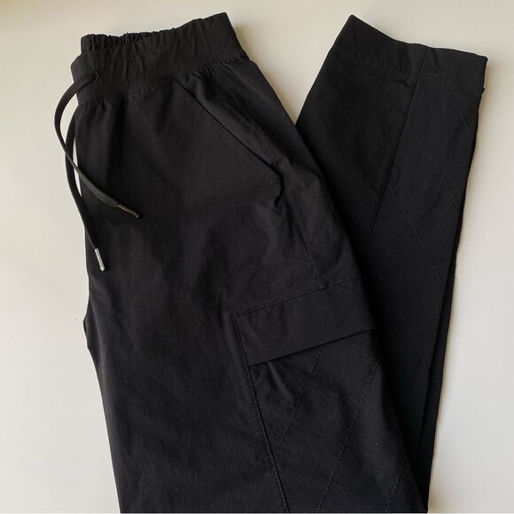 Sweaty Betty Cargo Pants Black Trekker Water Resistant Hiking High Waist - Picture 2 of 10